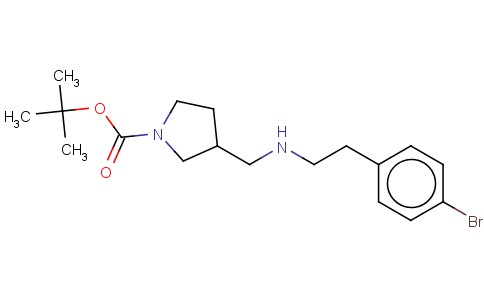 1-BOC-3-[[2-(4-BROMO-PHENYL)-ETHYLAMINO]-METHYL]-PYRROLIDINE